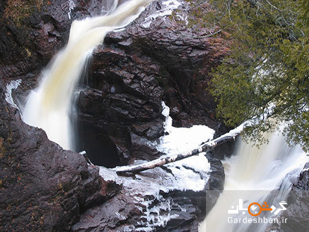 کتری شیطان، آبشاری عجیب در مرز آمریکا و کانادا+تصاویر