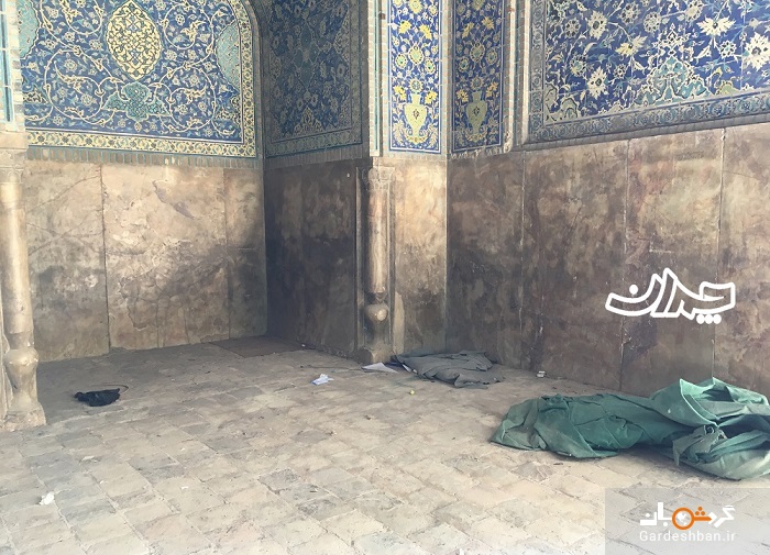 وضعیت نابسامان مسجد امام اصفهان؛ چهره بنای ثبت جهانی اصفهان را ببینید