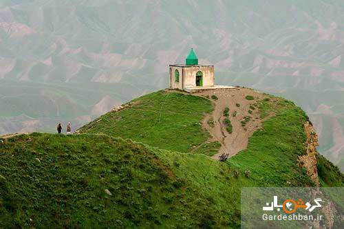 زیارتگاه خالد نبی بر روی کوهی به ارتفاع ۷۰۰ متر+تصاویر
