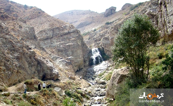 آبشار شکرآب در شهرستان اوشان تهران/تصاویر