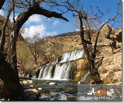 آبشار گريت یا تاف هفت چشمه؛جاذبه زیبای خرم آباد/عکس