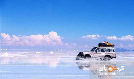 بزرگترین دریاچه نمک دنیا یا آینه طبیعت/تصاویر