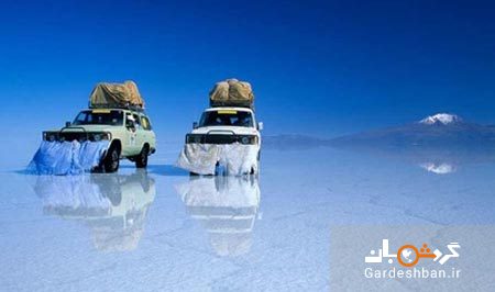 بزرگترین دریاچه نمک دنیا یا آینه طبیعت/تصاویر