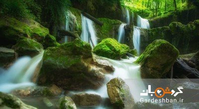آبشار هفت تیرکن در دل جنگل های مازندران/تصاویر
