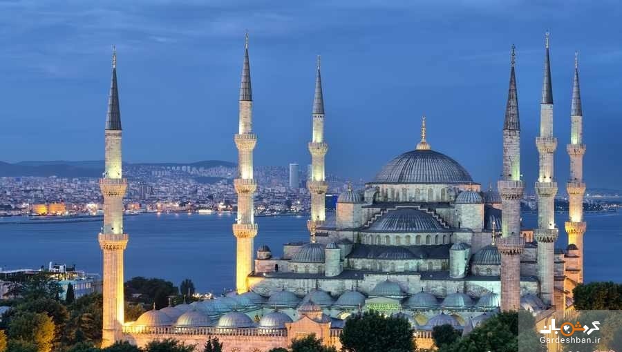 در سفر به ترکیه از مسجد آبی یا مسجد سلطان احمد دیدن کنید/تصاویر