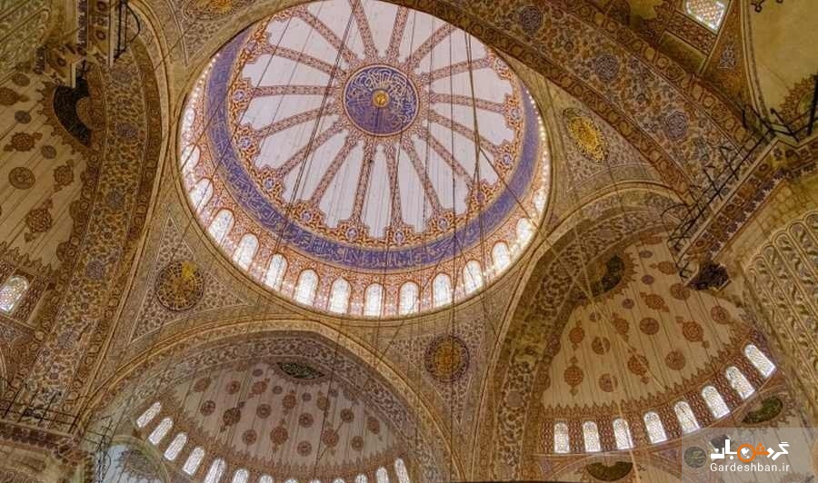 در سفر به ترکیه از مسجد آبی یا مسجد سلطان احمد دیدن کنید/تصاویر