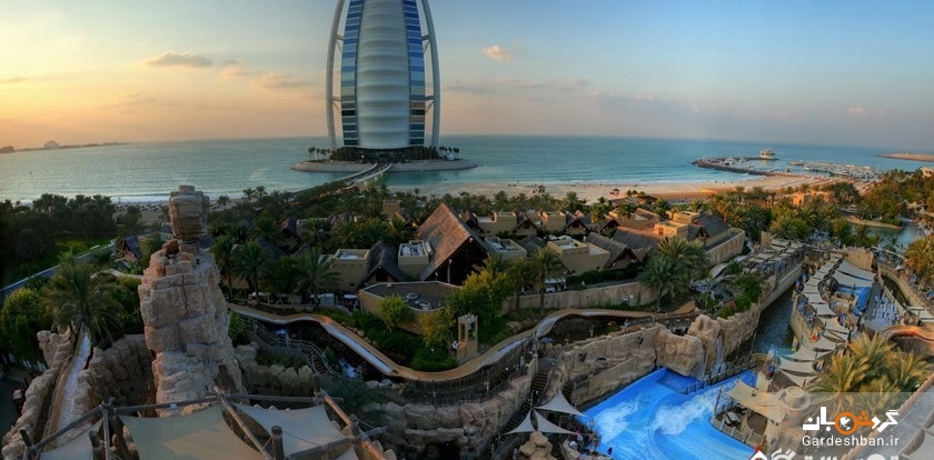 پارک آبی وایلد وادی رو به روی برج العرب دبی+تصاویر