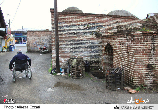 حمام قدیمی کسما؛يكي از بناهای تاريخي صومعه سرا+تصاویر