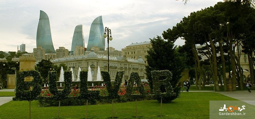 پارک آپلند در مرتفع ترین نقطه از پایتخت آذربایجان+تصاویر