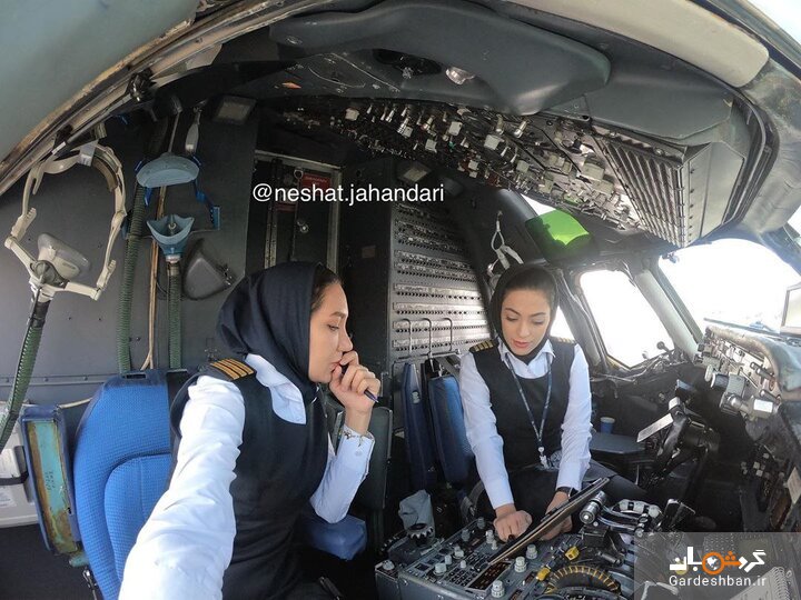 نخستین پرواز ایرانی با دو خلبان زن/ رفت و برگشت مشهد تاریخ‌ساز شد