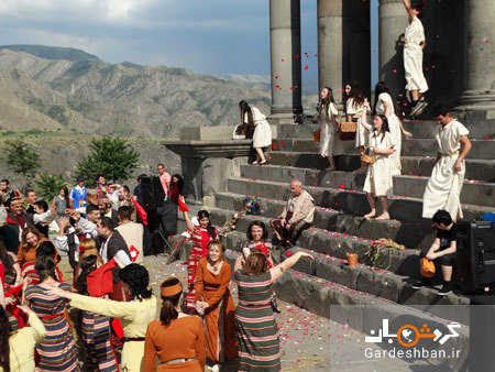 معبد گارنی ارمنستان؛ یادگاری از ایرانیان باستان+تصاویر