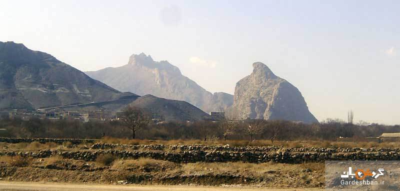 روستای فراشاه با کوه عقاب در مسیر تفت - دهشیر+تصاویر