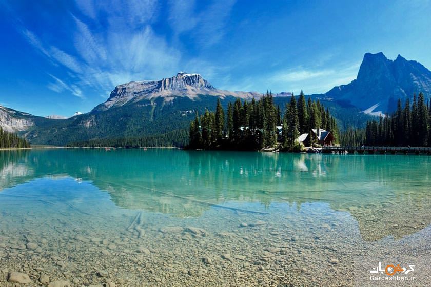 دریاچه زیبای زمرد یا دریاچه امرالد در کانادا+تصاویر