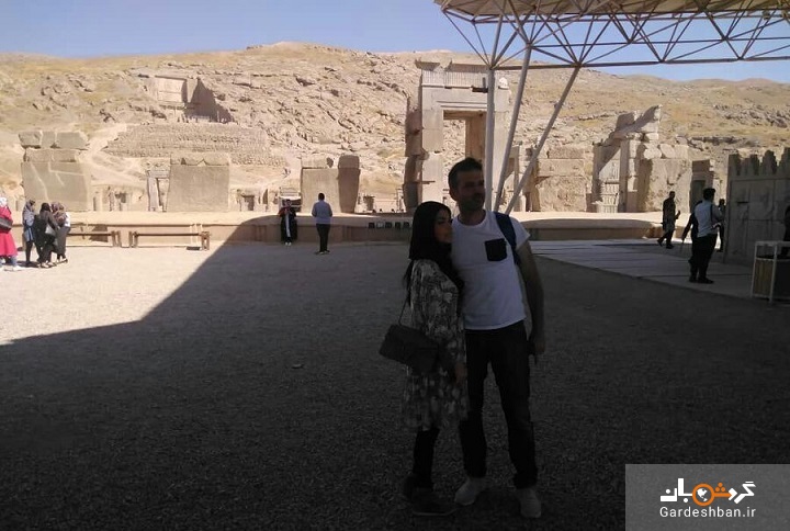 تصاویر سفر استراماچونی و همسرش به شیراز/ سایه تلخ هتل جنجالی بر سر ارگ کریمخانی در عکس همسر سرمربی استقلال