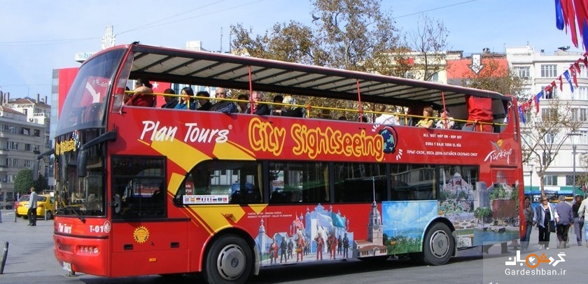 اتوبوس های گشت شهری یا (هاپ آن هاپ آف یا بیگ باس) در استانبول