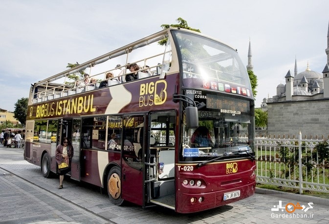 اتوبوس های گشت شهری یا (هاپ آن هاپ آف یا بیگ باس) در استانبول