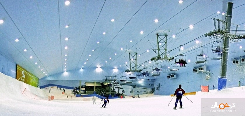 اسکی هیجان انگیز در دبی/تصاویر