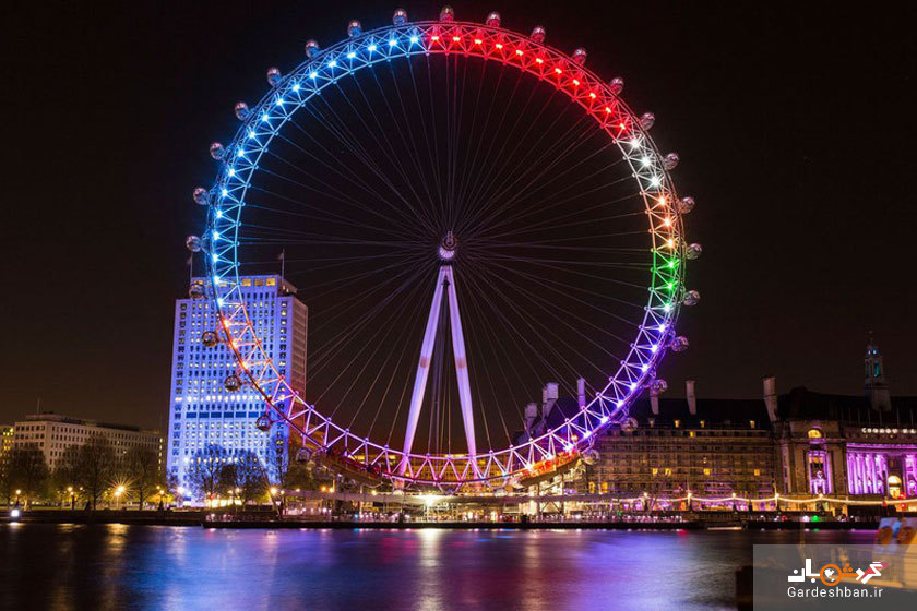 چشم لندن با ارتفاع ۱۳۵ متر؛بلندترین چرخ و فلک اروپا+تصاویر
