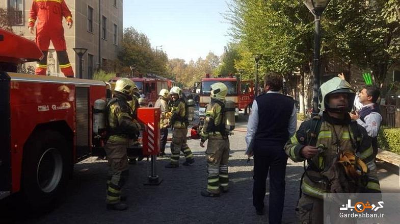 وقوع حریق در یک هتل سه طبقه در خیابان ناصرخسرو/آتش‌سوزی در یکی از اتاق‌های هتل