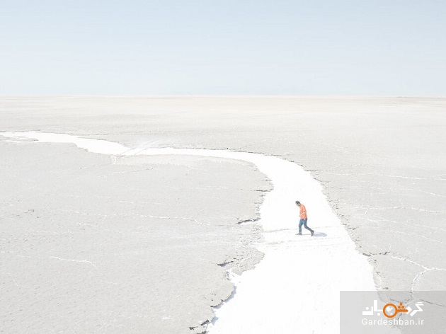 تصاویر متفاوت عکاس آلمانی از مرگ و زندگی دریاچه ارومیه؛ زندگی در خشکی و شوری