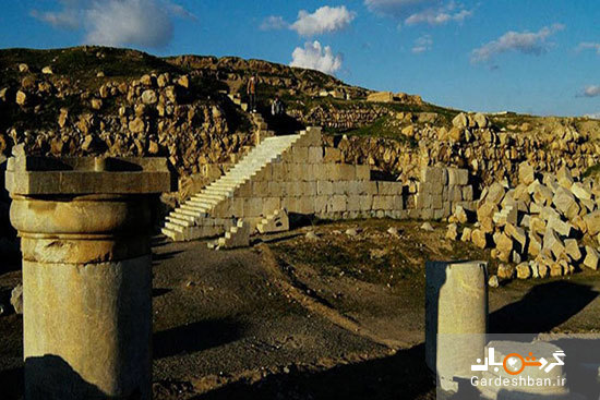 معبد سنگی آناهیتا؛ اثری باستانی در کرمانشاه+تصاویر