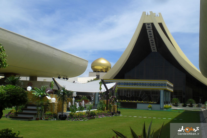 کاخ نورالایمان اقامتگاه رسمی سلطان کشور برونئی/تصاویر