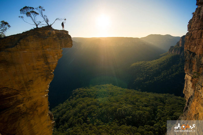 راز صخره معلق استرالیا+تصاویر