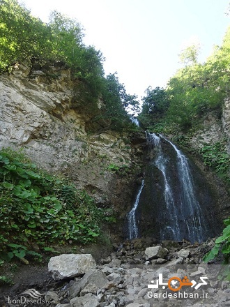 آبشار آلوچال (جنگل ابر) در شاهرود+تصاویر