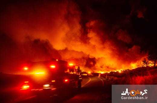 ادامه آتش‌سوزی در کالیفرنیا/۹۰ هزار نفر مجبور به ترک خانه‌های خود شدند