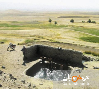 چشمه آب گرم وننق در استان زنجان+تصاویر
