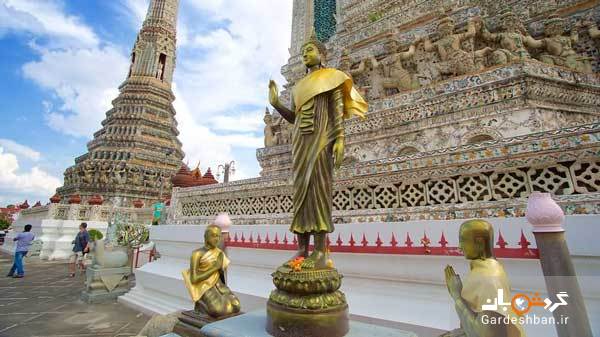 معبد وات آرون، جاذبه ای خیره کننده بانکوک+تصاویر