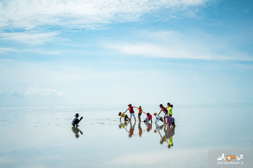 ساحل ساساران؛ساحل آینه‌ای مالزی/تصاویر