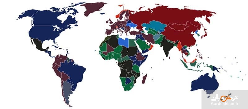 چرا پاسپورت های دنیا فقط چهار رنگ دارند؟