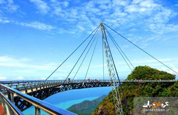 پل آسمانی لانکاوی از مهم‌ترین جاذبه‌های مالزی/عکس
