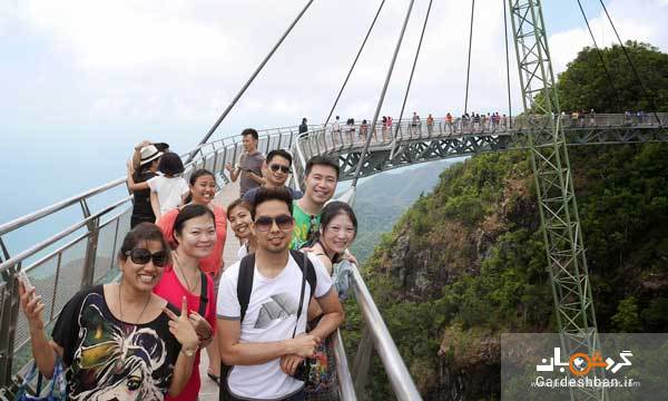 پل آسمانی لانکاوی از مهم‌ترین جاذبه‌های مالزی/عکس
