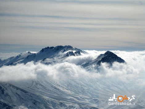 کوهستان مرتفع قندیل در مرز کردستان ایران و کردستان ترکیه
