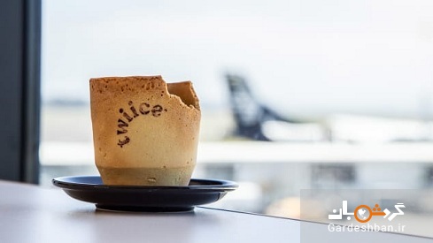 فنجان‌های خوراکی با طعم وانیل برای مسافران پرواز ایرنیوزیلند