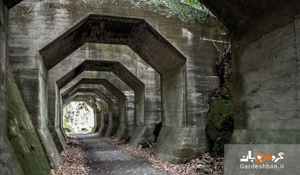 تونلی هشت ضلعی از جاذبه‌های اسرارآمیز ژاپن/عکس