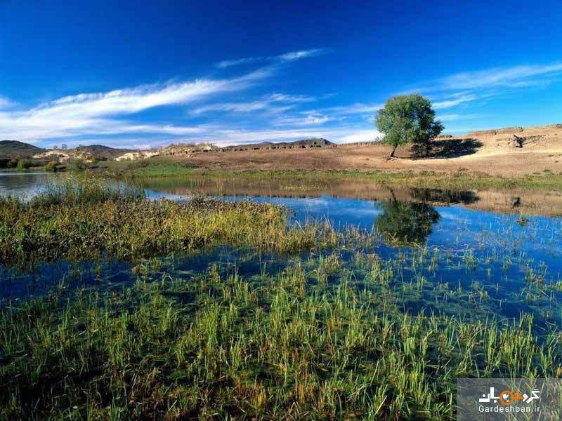 دریاچه پریشان یا فامور در شهرستان کازرون/تصاویر