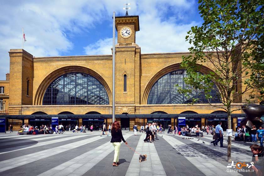 ایستگاه کینگز کراس از شلوغ‌ترین ایستگاه‌های قطار لندن/تصاویر