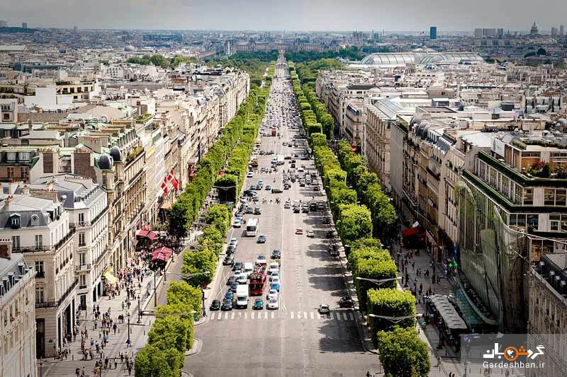 جاذبه های دیدنی شانزلیزه؛تاریخی ترین بلوار پاریس+تصاویر