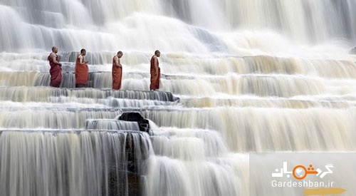 آبشار زیبا و مرتفع پونگوئا در ویتنام/تصاویر