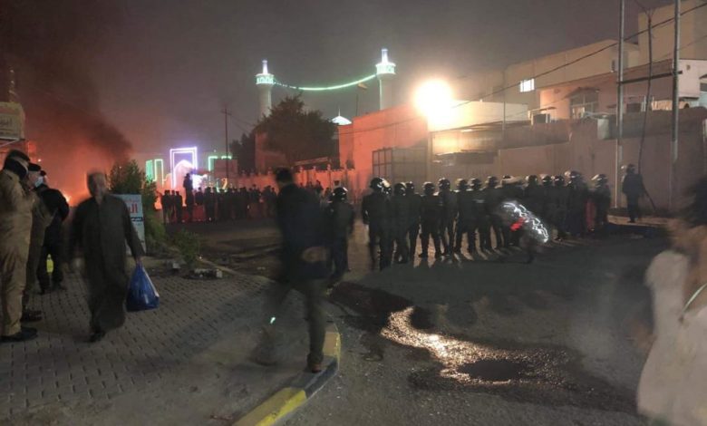 حمله به کنسولگری ایران در نجف