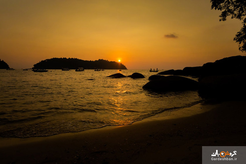 ساحل مرجانی پانگکور در مالزی+تصاویر