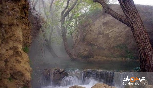 آبشار هفت قلو در روستای ایوان/عکس