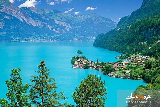 دریاچه‌ برینز؛الماس آبی سوئیس/عکس