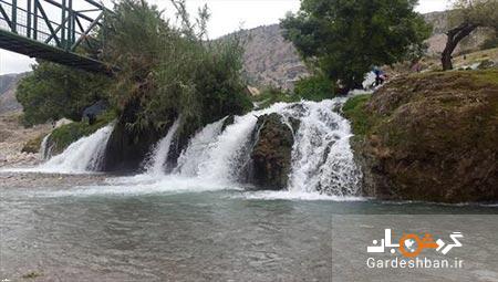 مجموعه آبشارهای زیبای آرپناه در استان خوزستان/عکس