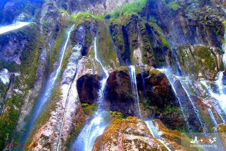 آبشار مارگون بزرگترین و مرتفع ترین آبشار چشمه ای جهان/عکس