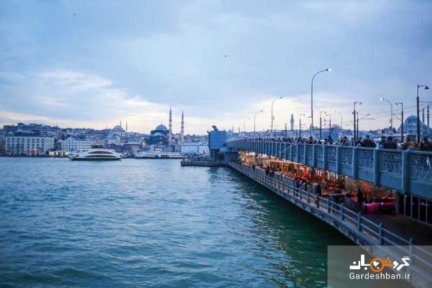 آشنایی با پل گالاتا نماد شهر استانبول+تصاویر