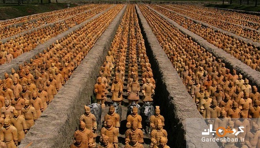 ارتش تراکوتا،ارتش سفالی امپراطوری چین در دل کوه/تصاویر